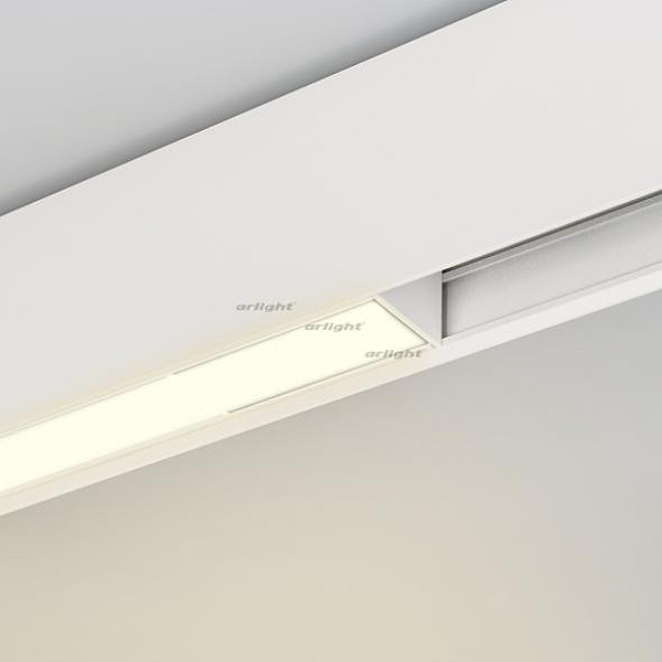 Трековый светодиодный светильник для магнитного шинопровода Arlight Mag-Flat-45-L405-12W Day4000 026949