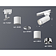 Трековый однофазный светильник Ambrella Light Track System XT6301002 (A2520, C6301, A2060, C6301, N6132)