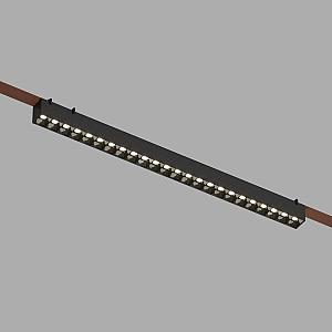 Трековый однофазный светильник Denkirs Belty grill DK5572-BK