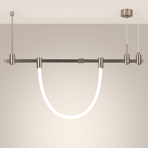 Трековый светильник Arlight ART-APRIORI-TUBE-ELASTIC-R38-L1000-12W Warm3000 (Титан, 360 deg, 48V) (IP20 Металл) 049282(1)