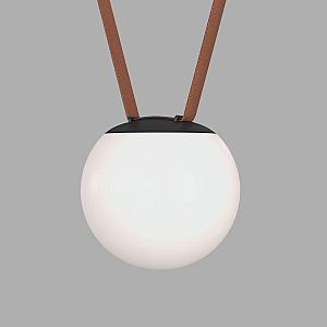 Трековый однофазный светильник Denkirs Belty orb DK5550-BK