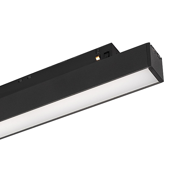 Трековый магнитный светильник ArlightMAG-ORIENT-FLAT-L235-8W Day4000 (BK, 100 deg, 48V) (IP20 Металл) 033608(1)