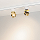Трековый трехфазный светильник Arlight SP-PLURIO-TRACK-4TR-R77-9W Day4000 (WH-BRS, 36 deg, 230V) (IP20 Металл) 038100