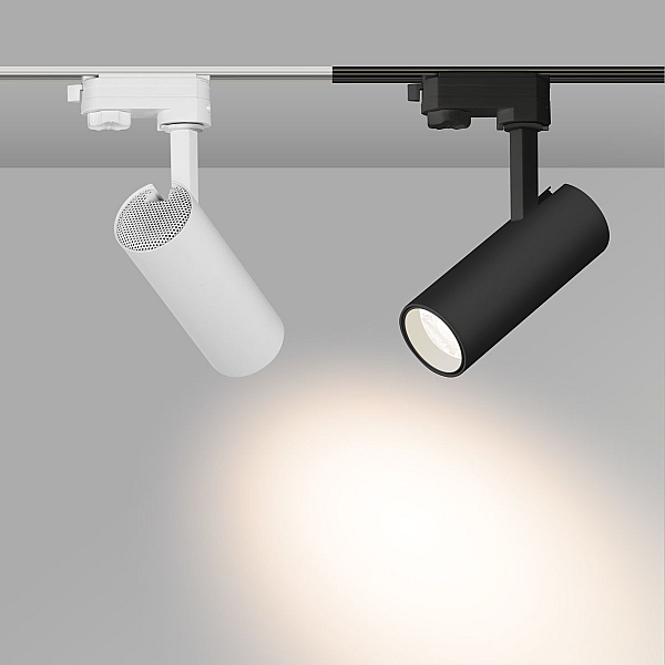 Трековый трехфазный светильник Arlight LGD-GERA-O-TRUECOLOR-4TR-R55-10W Day4000 CRI98 (BK, 24 deg, 230V) (IP20 Металл) 061430