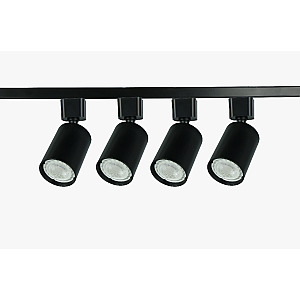 Трековый однофазный светильник (4 шт.) Эра TR70-SET4-GU10-BK Б0063956