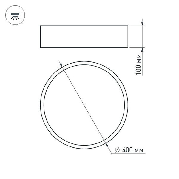 Трековый светодиодный светильник Arlight Mag-Laser-45-L480-27W Warm3000 032648