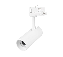 Трековый трехфазный светильник Arlight LGD-SILMA-4TR-R55-4W Warm3000 (WH, 4 deg, 230V) (IP20 Металл) 060462