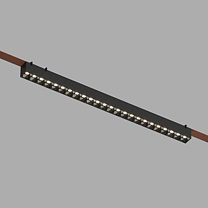 Трековый однофазный светильник Denkirs Belty grill DK5672-BK