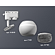 Трековый однофазный светильник с подсветкой Ambrella Light Track System XT1101061 (A2520, C1101, N7192)