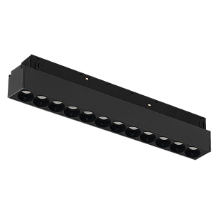 Трековый магнитный светильник iLedex Vision 4822-002-L235-12W-38DG-3000K-BK
