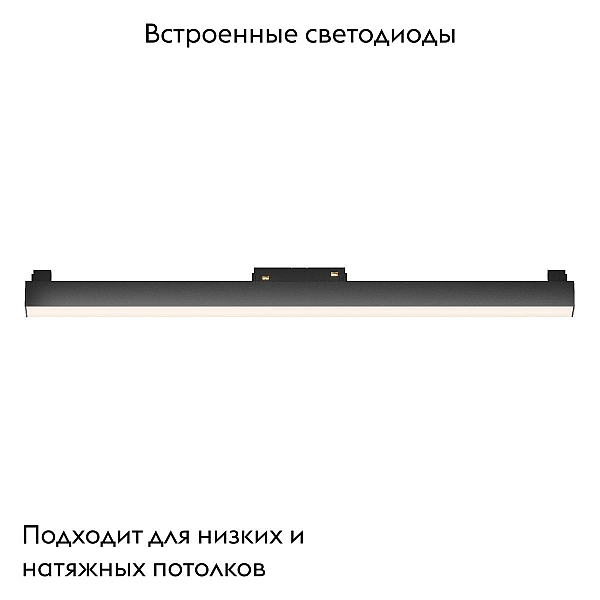 Трековый светодиодный светильник Maytoni Technical Basis TR074-2-20W3K-B