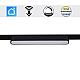 Трековый магнитный светильник (CCT+SMART) Reluce 13001-9.3-001UR magnetic LED12W BK CCT+SMART
