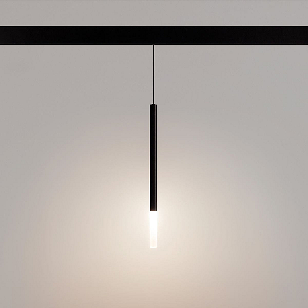 Трековый магнитный светильник Arlight MAG-ORIENT-STICK-HANG-R20-3W Day4000 (Черный, 180 deg, 48V) (IP20 Металл) 036541(2)