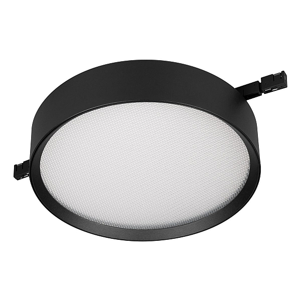 Трековый магнитный светильник Arlight MAG-MICROCOSM-RONDO-R150-15W Day4000 (BK, 90 deg, 24V) (IP20 Металл) 051754