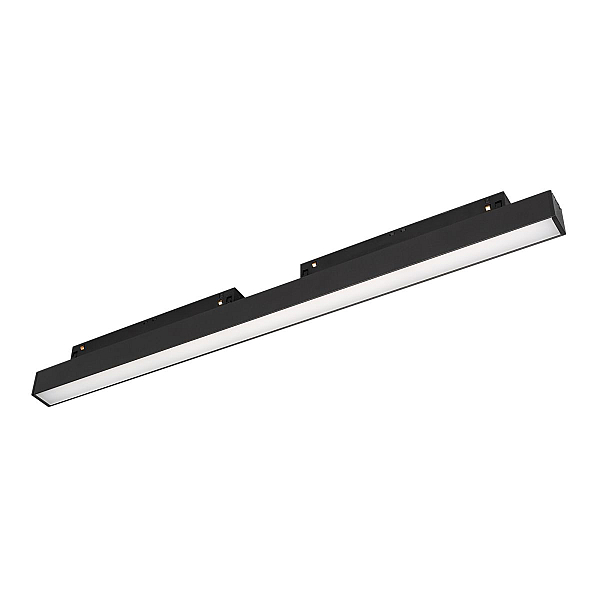 Трековый магнитный светильник Arlight MAG-ORIENT-FLAT-L465-16W Warm3000 (BK, 100 deg, 48V) (IP20 Металл) 033612(1)