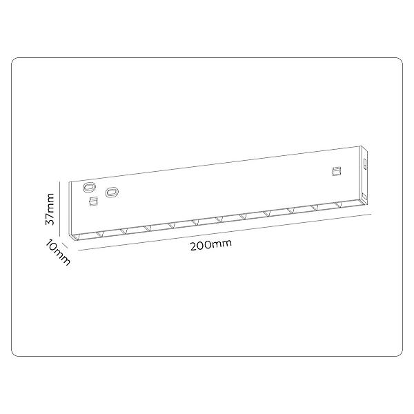 Трековый линейный светильник Ambrella Light TRACK SYSTEM GL2335