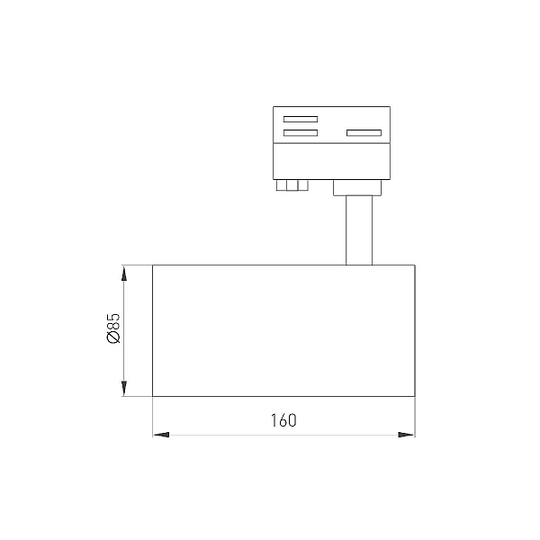 Трековый светодиодный светильник Arlight LGD-Calipso-4TR-R85-20W Day4000-Mix 046734