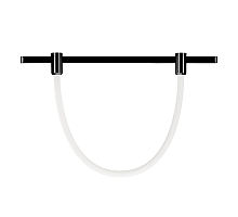 Трековый светильник Arlight ART-APRIORI-TUBE-ELASTIC-R38-L5000-60W Day4000 (Черный, 360 deg, 48V) (IP20 Металл) 049272(1)
