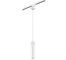 Трековый светильник Lightstar Track 1 white L1T756016 (756016+592006)