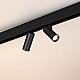 Трековый магнитный светильник Arlight MAG-ORIENT-SPOT-R35-6W Warm3000 (Черный, 24 deg, 48V) (IP20 Металл) 033621(1)