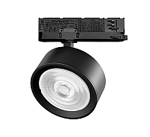 Трековый трехфазный светильник Quattro LED 60G с адаптером Lightstar Alta Pro A5637QT60G (215637 + 594047 + 215604)