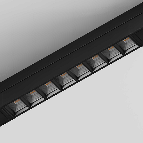 Трековый линейный светильник направленного света Hesby Lighting Skylite Однофазный,342 мм-4000К, 20Вт, чёрный HSBL_0143