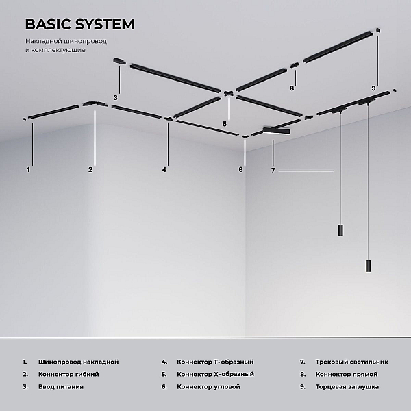Трековый однофазный светильник Elektrostandard Basic System 85900/01 4690389220470 a072218