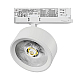 Трековый трехфазный светильник Quattro LED с адаптером Lightstar Alta Pro A5636QT (215636 + 594046)