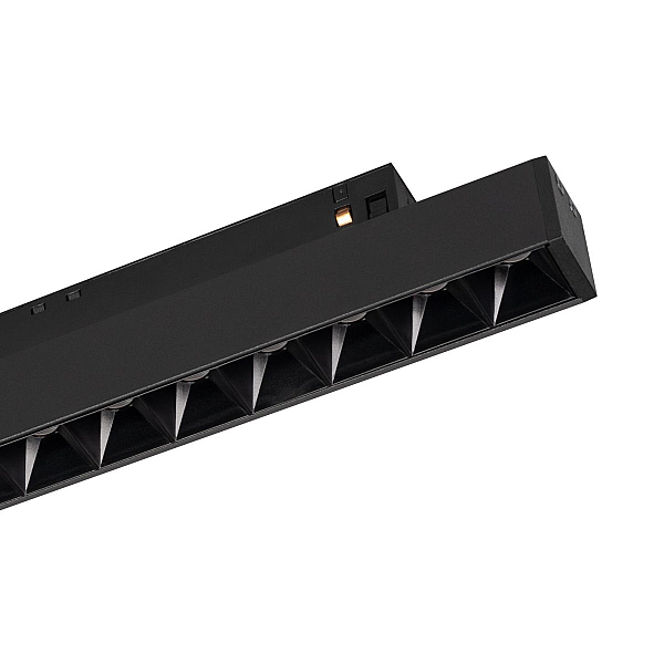 Трековый магнитный светильник Arlight MAG-ORIENT-LASER-L235-8W Warm3000 (Черный, 24 deg, 48V, DALI) (IP20 Металл) 033829(1)