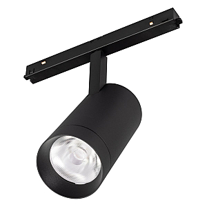 Трековый магнитный светильник Arlight MAG-ORIENT-SPOT-R65-20W Day4000 (Черный, 24 deg, 48V, DALI) (IP20 Металл) 033628(1)