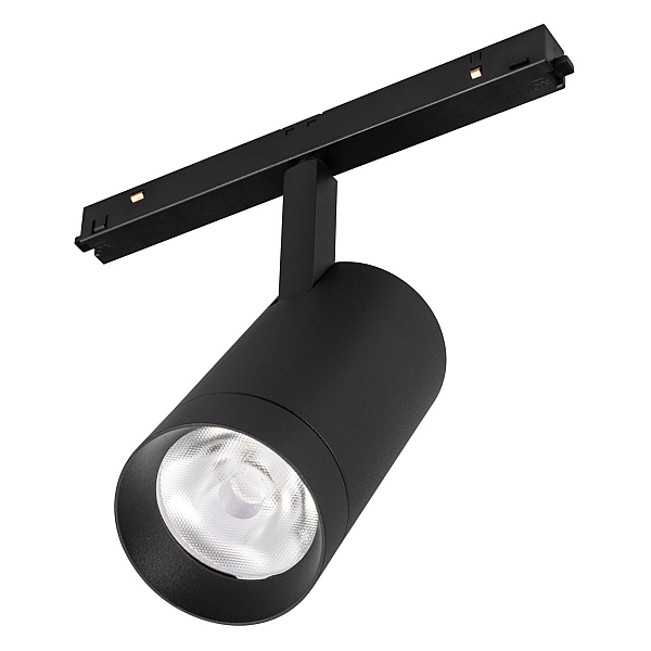 Трековый магнитный светильник Arlight MAG-ORIENT-SPOT-R65-20W Day4000 (Черный, 24 deg, 48V, DALI) (IP20 Металл) 033628(1)