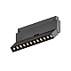 Трековый линейный светильник направленного света Hesby Lighting ElDeko 12Вт-3000К, чёрный HSBL_0085