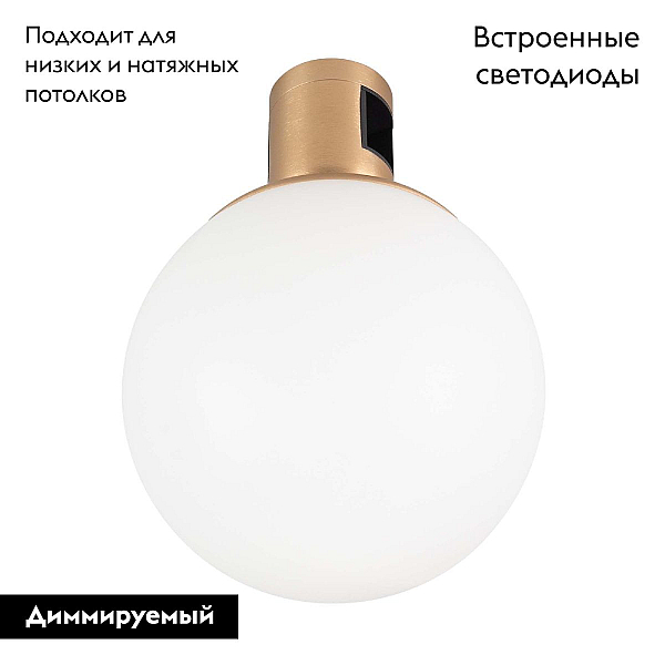 Трековый светодиодный светильник Arlight Art-Apriori-Sfero-R120-5W Warm3000 039289