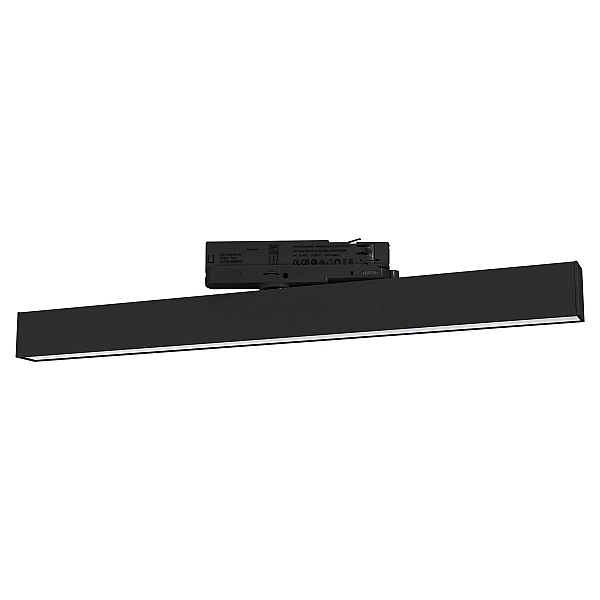 Трековый трехфазный светильник Arlight LGD-FLAT-4TR-S605-25W Day4000 (BK, 100 deg, 230V, DALI) (IP20 Металл) 058655