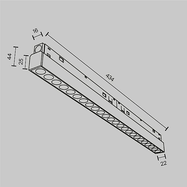 Трековый светильник Maytoni Technical EXILITY Points TR031-4-24WTW-M-DSZ-B