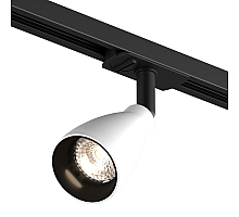 Трековый однофазный светильник Denkirs Bell DK6050-BW+BK