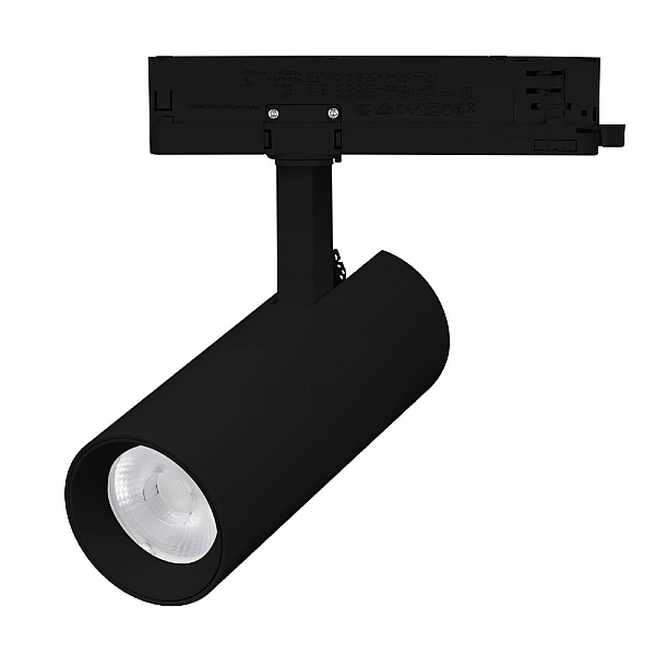 Трековый однофазный светильник Arlight LGD-GERA-2TR-R60-15W Day4000 (BK, 36 deg, 230V) 055044