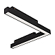 Трековый магнитный светильник Arlight MAG-ORIENT-FLAT-ANGLE-L295-18W Day4000 (BK, 100 deg, 48V) (IP20 Металл) 058209