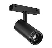 Трековый магнитный светильник Arlight MAG-VIBE-SPOT-ZOOM-R47-10W Warm3000 (BK, 20-55 deg, 48V) 044483
