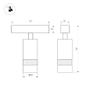 Трековый магнитный светильник Arlight MAG-SPOT-ZOOM-45-R60-15W Day4000 052298