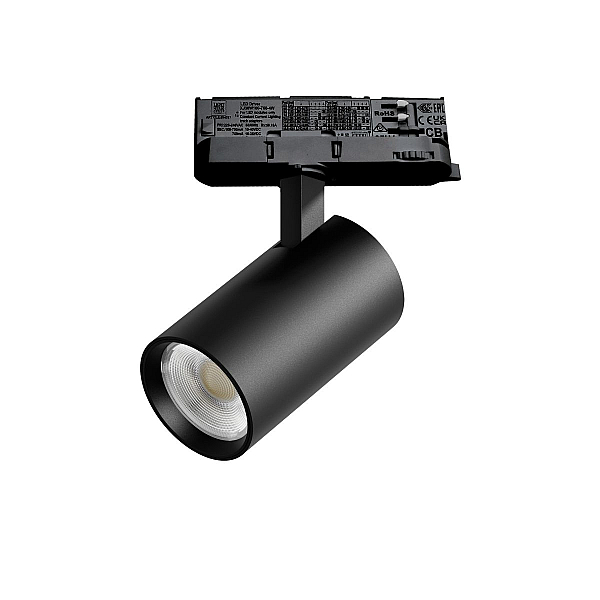 Трековый трехфазный светильник Quattro LED 15G с адаптером Lightstar Alta Base A5147QT15G (215147 + 594037 + 215101)