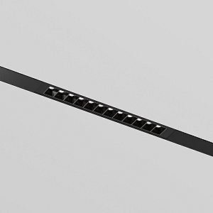 Трековый однофазный светильник Denkirs Simple Grill DK8201-BK