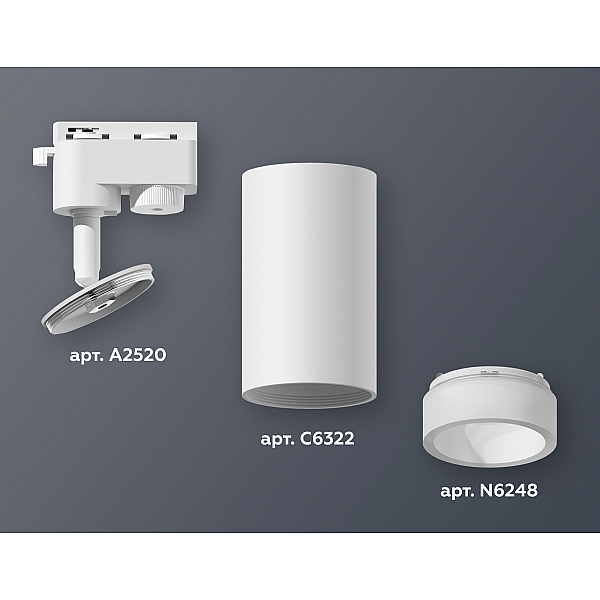 Трековый однофазный светильник Ambrella Light Track System XT6322160 (A2520, C6322, N6248)