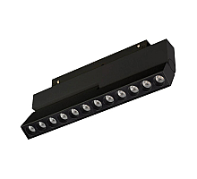 Трековый магнитный светильник Arlight MAG-ORIENT-DOTS-FOLD-S230-12W Warm3000 (BK, 30 deg, 48V) 042014