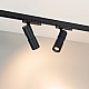 Трековый трехфазный светильник Arlight LGD-ARTEMIS-TRACK-4TR-R55-12W Warm2700 (BK, 8-80 deg, 230V, TRIAC) (IP20 Металл) 053082