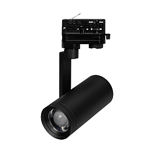 Трековый трехфазный светильник Arlight LGD-URANUS-4TR-R75-18W/25W Warm3500-MIX (BK, 20-50 deg, side holder, 230V) (IP20 Металл) 055807