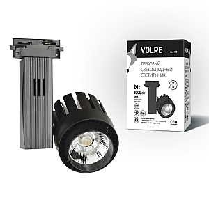 Трековый светильник Volpe ULB-Q250 20W/NW/A BLACK