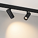 Трековый магнитный светильник Arlight MAG-ORIENT-SPOT-ZOOM-R65-15W Day4000 (BK, 20-60 deg, 48V) (IP20 Металл) 037458(1)