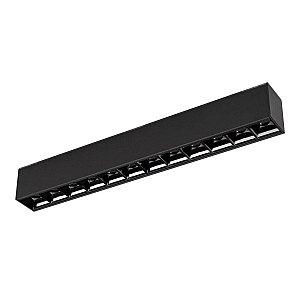 Трековый магнитный светильник Arlight MAG-LASER-45-L320-12W Warm3000 (BK, 15 deg, 24V, DALI) 046528