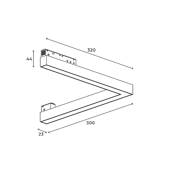 Трековый светильник Hesby Lighting ElDeko HSBL_0234
